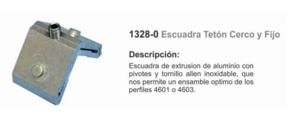 ESCUADRA TETON 3714 CERCO Y FIJO 4600