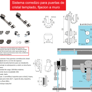 KIT SISTEMA OAXACA A MURO 1 HOJA ETC
